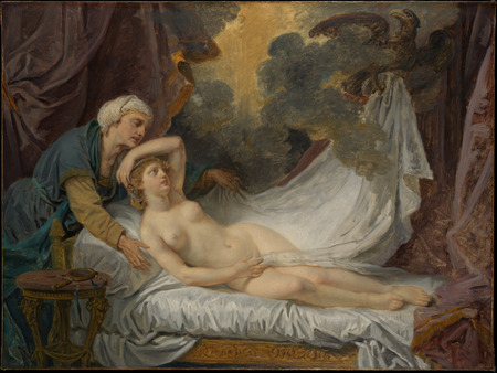 Affiche encadrée fine art premium fabriquée en France ou toile imprimée. Égine visitée par Jupiter...