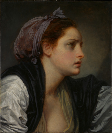 Poster haut de gamme en France ou toile fine art premium. Etude de tête de femme...