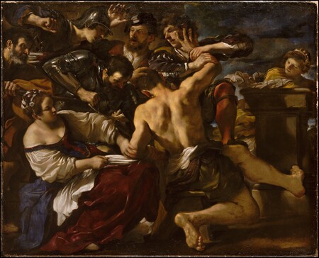 Impression fine art de qualité haut de gamme made in France sur toile ou poster encadré. Samson capturé par les Philistins...