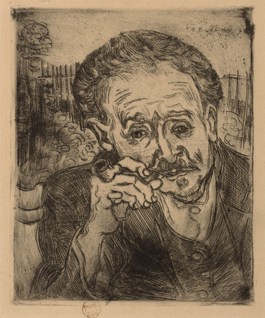 Affiche encadrée de qualité premium made in France ou toile fine art. Portrait du Dr Gachet...