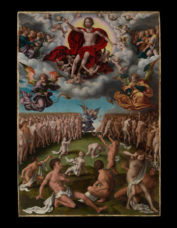 Impression fine art haut de gamme made in France sur toile ou poster encadré. Le Jugement dernier. Joos van Cleve est un peintre flamand du XVIème siècle originaire d’Anvers...