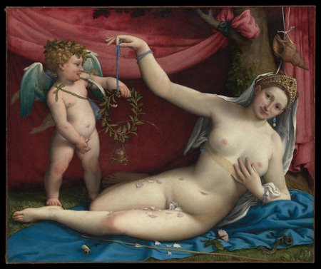 Affiche encadrée premium en France fine art ou toile imprimée. Vénus et Cupidon...