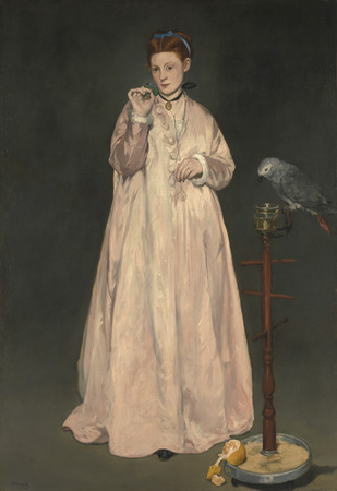 Toile d’art premium made in France imprimée ou affiche encadrée. Jeune femme en 1866. Ce tableau de Manet dépeint la célèbre Victorine Meurent...