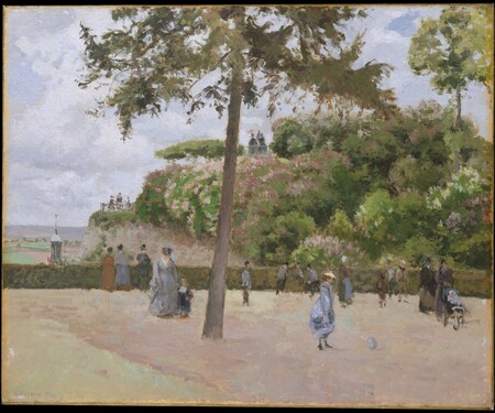 Impression d’art haut de gamme sur toile ou poster encadré en France. Le Jardin Public de Pontoise...