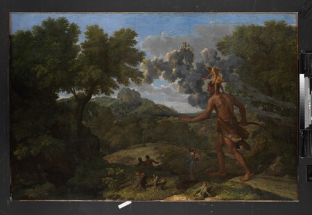 Poster encadré ou impression sur toile réalisée en France. Orion aveugle à la recherche du soleil levant...