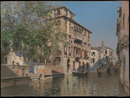 Tirage fine art fabriqué en France sur toile ou poster encadré. Un canal à Venise...