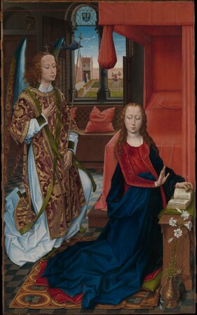 Impression d’art en France sur toile ou poster encadré. L'Annonciation. Hans Memling est un peintre allemand de style flamand. Il naît en 1435 environ, près de Mayence...