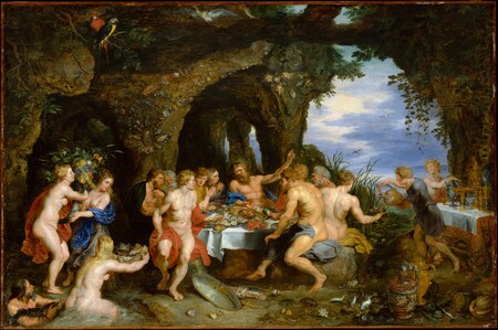 Tirage made in France sur toile fine art ou poster encadré. La fête d'Acheloüs...