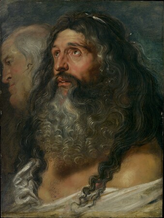 Poster made in France encadré ou toile imprimée. Étude de deux têtes. Cette oeuvre de Rubens est une étude...
