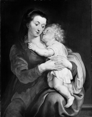 Toile fine art imprimée made in France ou affiche encadrée. Vierge à l'Enfant...