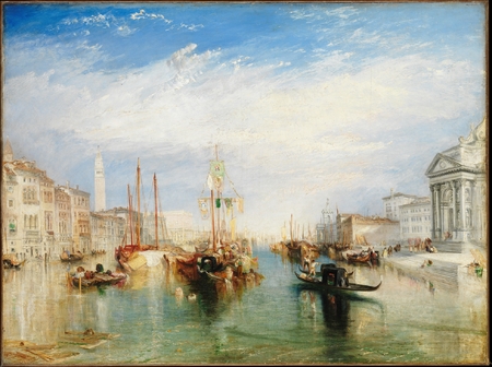 Toile premium imprimée en France ou affiche encadrée. Venise, depuis le porche de la Madonna della Salute...