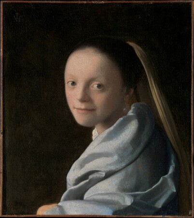 Impression sur toile haut de gamme en France ou poster encadré. Portrait d'une jeune femme...