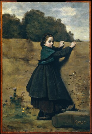 Affiche fine art encadrée fabriquée en France ou toile imprimée premium. La petite fille curieuse...
