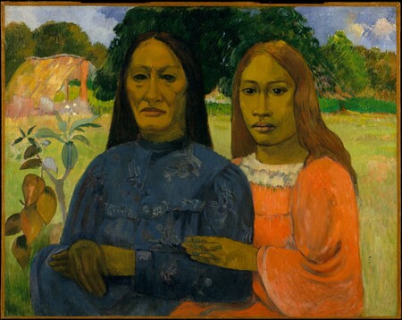 Impression de qualité fine art made in France sur toile ou poster encadré. Deux femmes...
