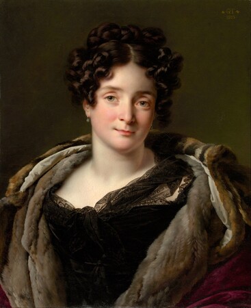 Impression fine art de qualité premium sur toile made in France ou poster encadré. Madame Jacques-Louis-Étienne Reizet (Colette-Désirée-Thérèse Godefroy, 1782–1850)...