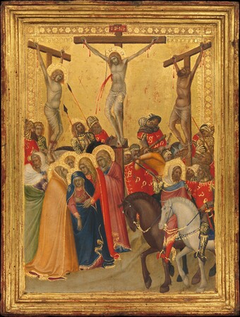 Affiche encadrée d’art de qualité premium en France ou toile imprimée. La crucifixion...