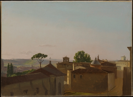 Impression fine art made in France de qualité sur toile ou poster encadré. Vue sur la colline du Quirinal, Rome...