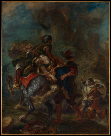 Impression sur toile d’art haut de gamme fabriquée en France ou poster encadré. L'enlèvement de Rébecca...