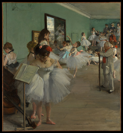 Poster fine art fabriqué en France haut de gamme ou toile premium. Le cours de danse...