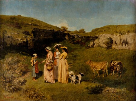 Impression fine art haut de gamme fabriquée en France sur toile ou poster encadré. Jeunes filles du village...
