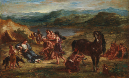 Poster haut de gamme en France ou toile fine art premium. Ovide parmi les Scythes...