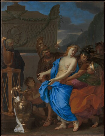 Toile fine art premium made in France imprimée ou affiche encadrée. Le sacrifice de Polyxène. Comme le raconte le poète romain Ovide (43 av. J. -C. – 17/18 ap. J. -C...