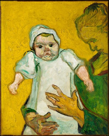 Poster premium fine art made in France ou toile d’art haut de gamme. Madame Roulin et son bébé...