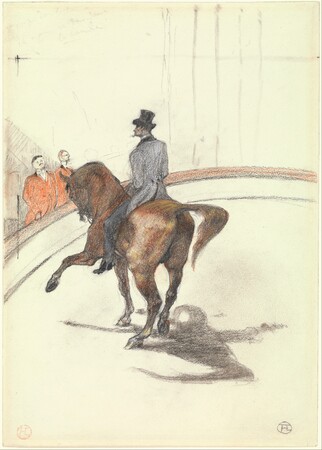 Impression premium fine art sur toile en France ou poster encadré. At the Circus: The Spanish Walk (Au Cirque: Le Pas espagnol)...