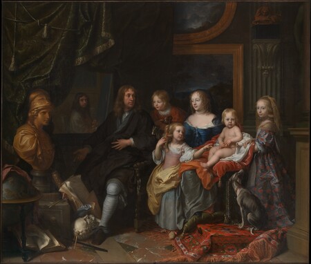 Reproduction fine art sur toile ou poster encadré made in France. Everhard Jabach (1618-1695) et sa famille...