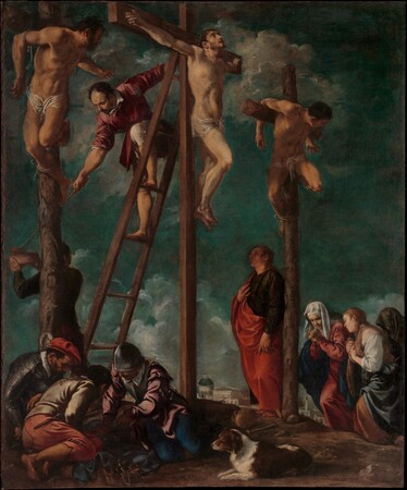 Création imprimée sur toile ou affiche encadrée made in France. La crucifixion. Pedro Orrente est un peintre espagnol de l’époque baroque...
