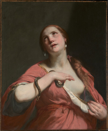 Tirage sur toile ou affiche encadrée fabrication française. La mort de Cléopâtre. Le sujet, tiré des Vies de Plutarque (Ier siècle après J. -C...