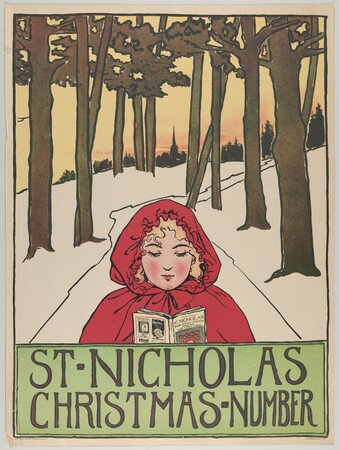 Affiche encadrée ou toile imprimée made in France. Saint-Nicolas : numéro de Noël...
