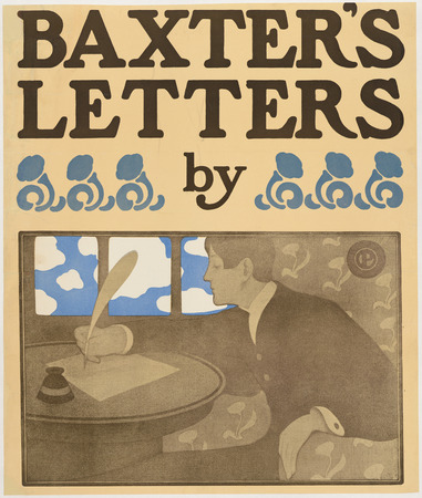 Toile fine art imprimée ou affiche encadrée production française. Les lettres de Baxter...