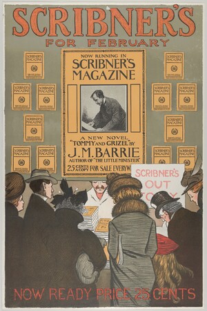 Impression d’art haut de gamme sur toile ou poster encadré en France. Scribner's : "Tommy and Grizel" de JM Barrie, février...