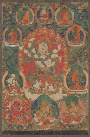 Toile fine art imprimée fabrication française ou poster encadré. Mahakala blanc...