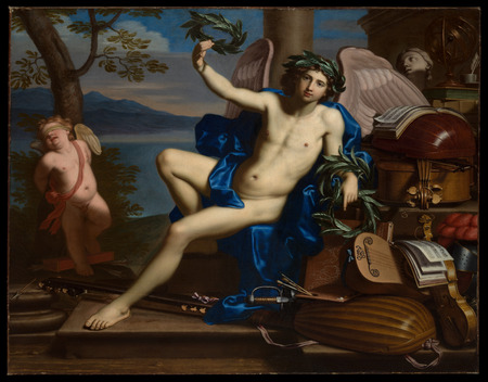 Affiche encadrée made in France ou toile fine art imprimée. Allégorie de l'amour sacré et profane. Ce tableau est une représentation de l’amour selon Michèle Desubleo...