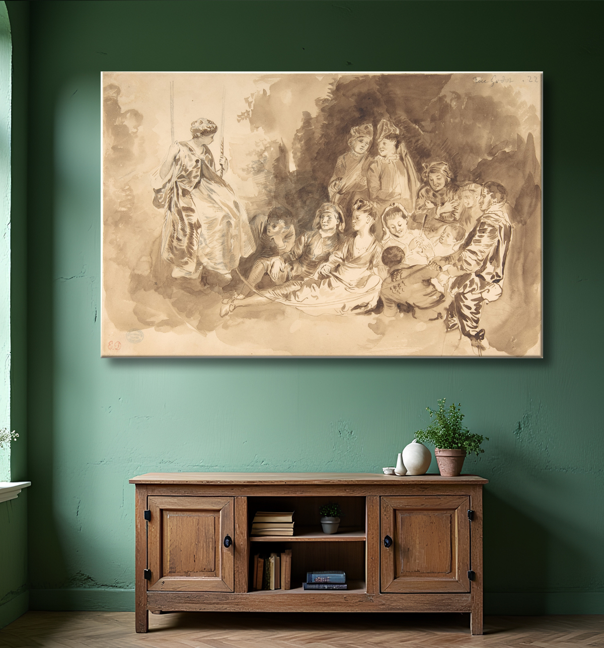 Affiche fine art encadrée fabriquée en France ou toile imprimée premium. 