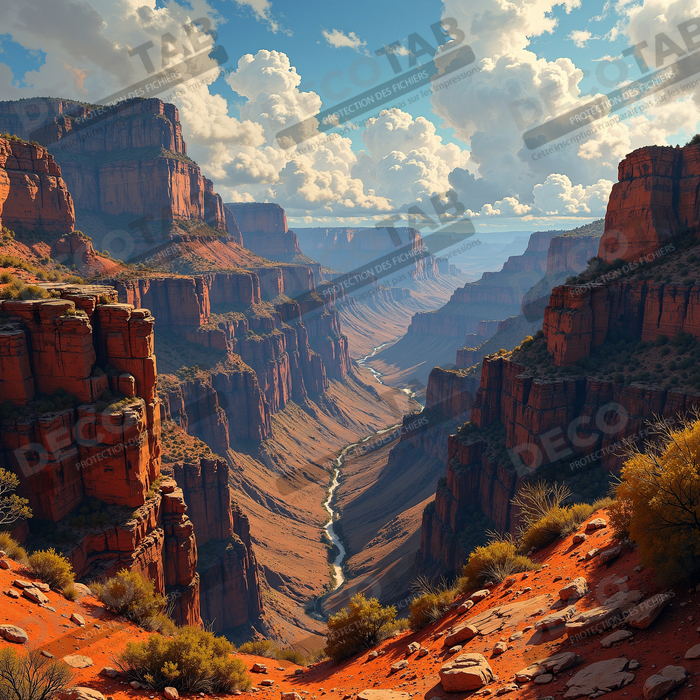 Tableau paysage Grand Canyon