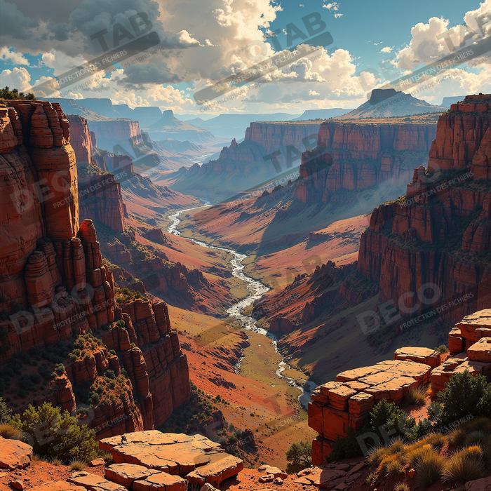 Tableau paysage Grand Canyon