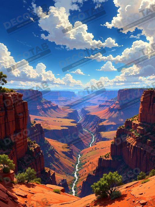 Tableau paysage Grand Canyon