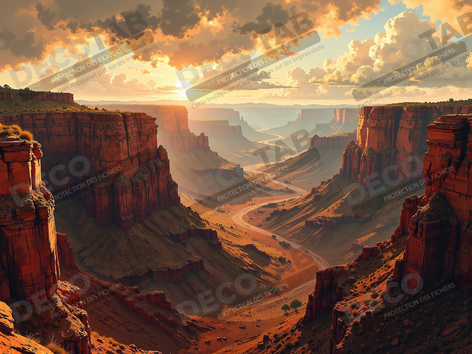 Tableau paysage Grand Canyon