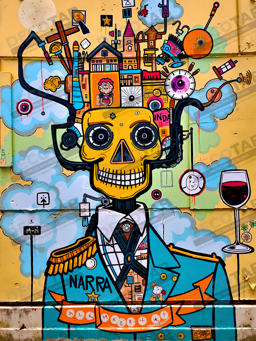 Tableau Street Art inspiration Basquiat