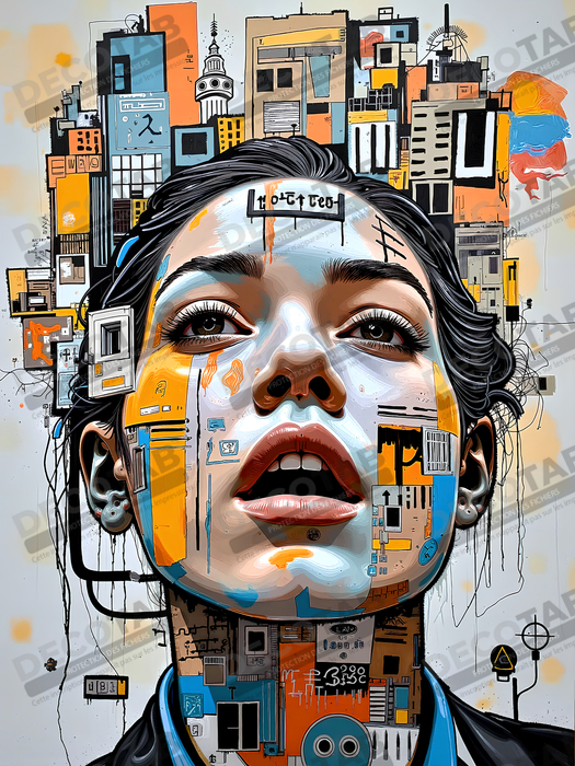 Tableau Street Art inspiration Basquiat