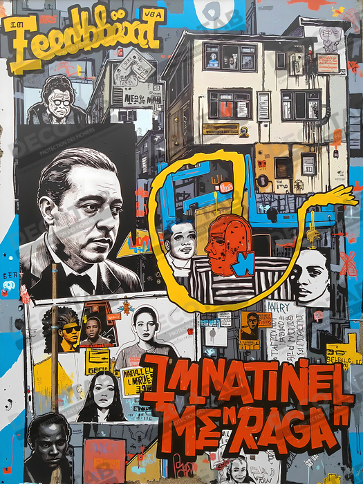 Tableau Street Art inspiration Basquiat