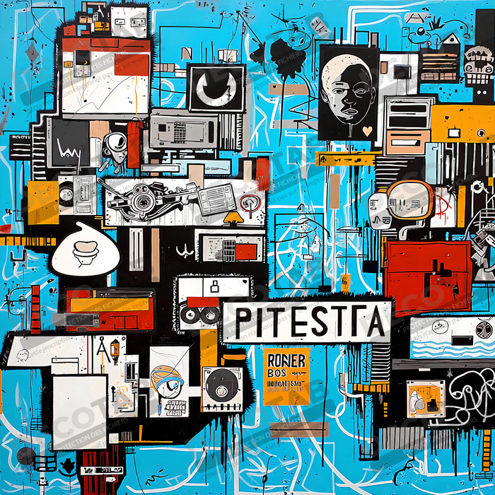 Tableau Street Art inspiration Basquiat