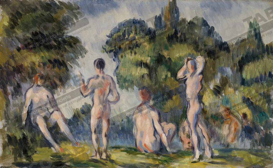 Reproduction Baigneurs de Paul Cézanne