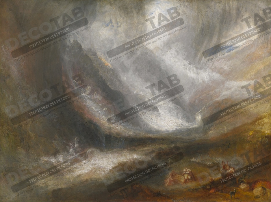 Reproduction Tempête de neige en mer de Joseph Mallord William Turner