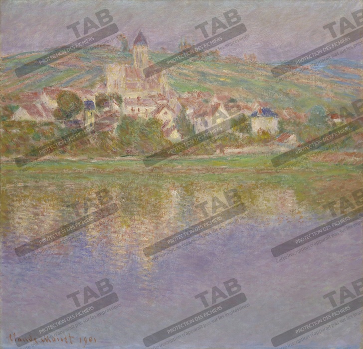 Reproduction Vétheuil de Claude Monet