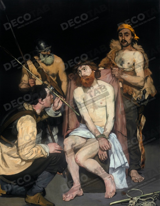 Reproduction Jésus raillé par les soldats de Édouard Manet