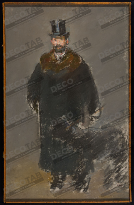 Reproduction L'homme au chien de Édouard Manet